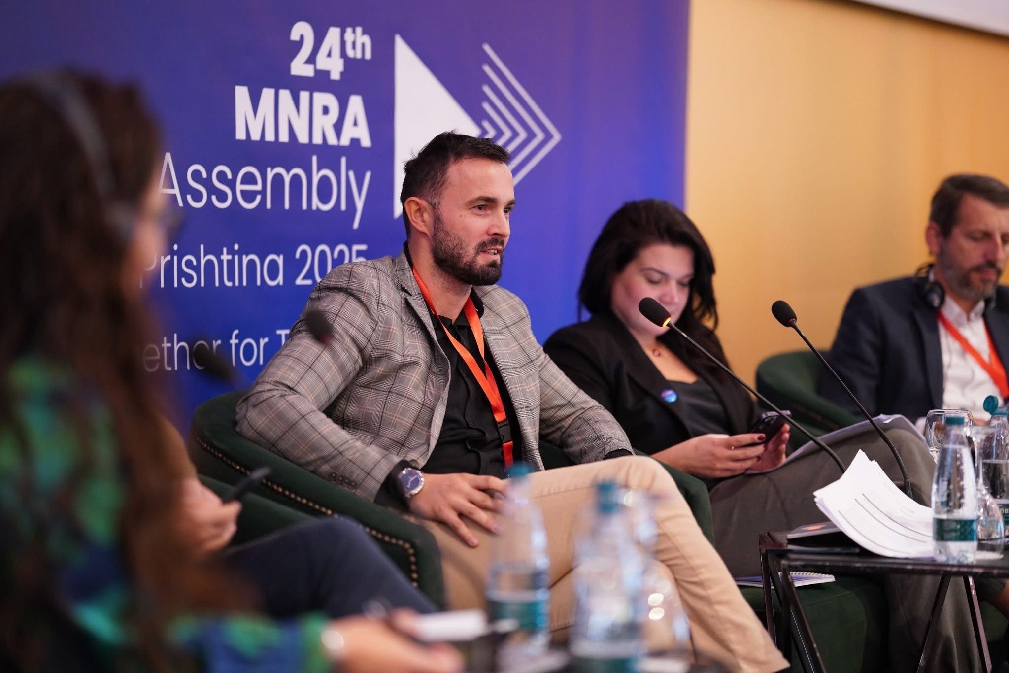 Fanelist Image Panelist at the MNRA 2025 - Dren Gerguri